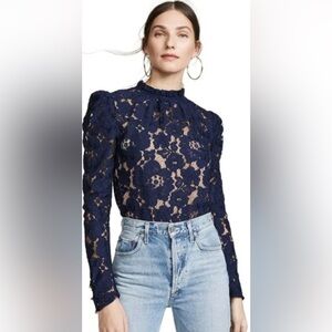 WAYF Emma Puff sleeve Top